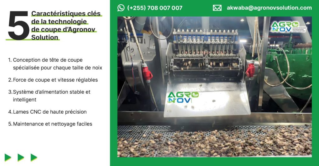 Caractéristiques clés de la technologie de coupe d'Agronov Solution
